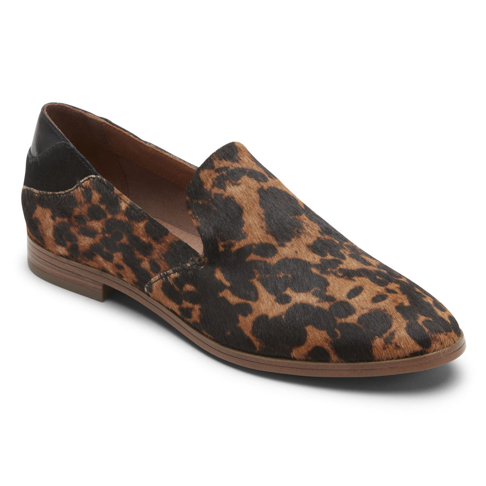 Mocasines Rockport Mujer Mexico - Perpetua Leopardo - KIMDL5328